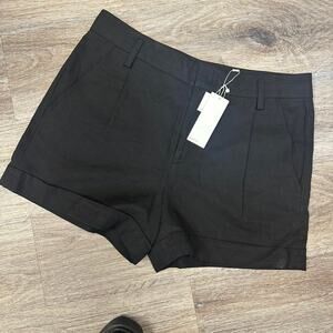 Black size 12 Vince cuffed shorts